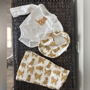 Mudpie 0-6m “all you need is love and a doodle” set